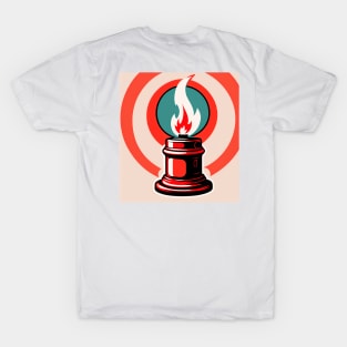 The constant flame lamp, retro vintage lighting object T-Shirt